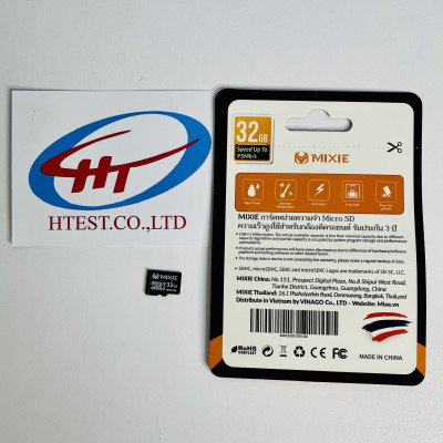 Thẻ nhớ 32gb MIXIE  MicroSD  Class10 U3. Hàng Chính Hãng.
