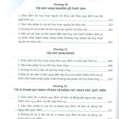 Bình Luận Các Tội Phạm Trong Lĩnh Vực Môi Trường (Sách chuyên khảo)