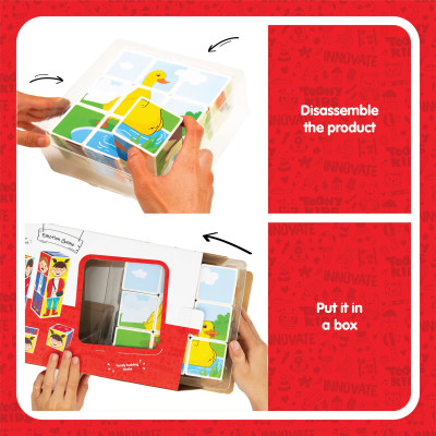 Đồ Chơi Khám Phá Cảm Xúc Và Thế Giới Động Vật TOONYKIDS - Exploring Animals And Emotion TN00222 [Tặng Kèm Sticker]