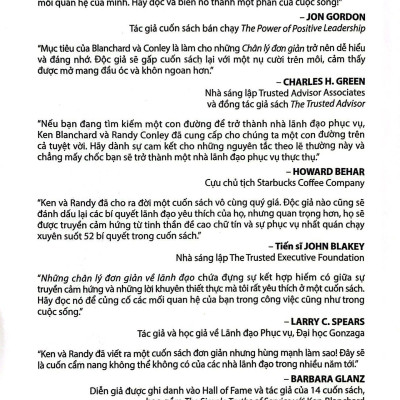 Những Chân Lý Đơn Giản Về Lãnh Đạo