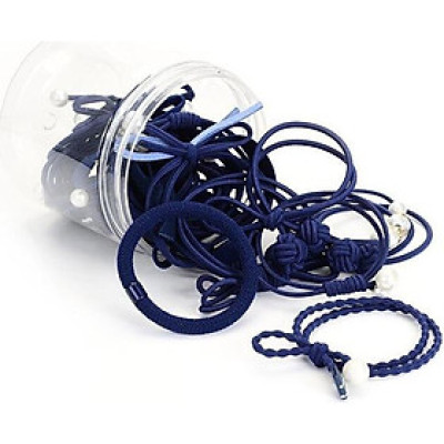 Hộp 12 Chun Buộc Tóc Hàn Quốc Sang Trọng