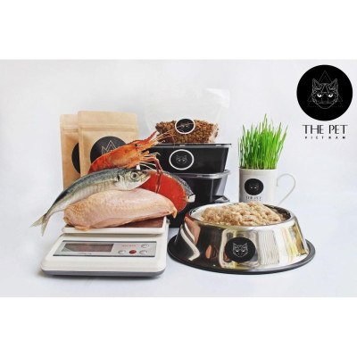 Pate Tươi Tôm Gà THEPETVN 1Kg Cho Chó Mèo từ 01 Tháng Tuổi (Mixed Chicken And Prawn)
