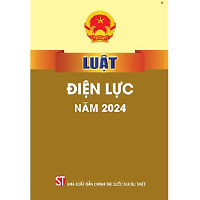 Luật điện lực năm 2024 - bản in 2025