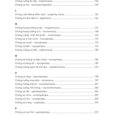 Từ Điển Những Nỗi Sợ Hãi Và Cuồng Loạn - Nguồn Gốc Của 99 Ám Ảnh Phổ Biến - AL