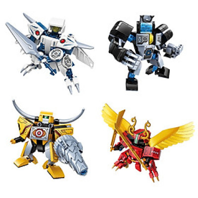 41231 - QMAN Bộ xếp hình robot cho bé - giao lẻ ngẫu nhiên