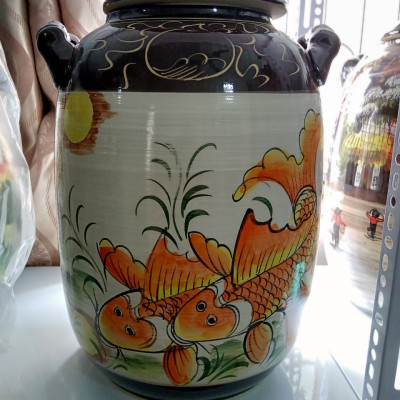 Hũ đựng rượu gạo Bát Tràng loại 30L