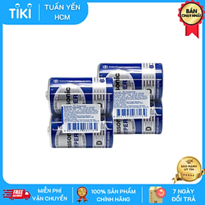 2 Đôi Pin Đại Panasonic Không chảy nước dùng cho bếp gas , đồng hồ , đài radio ... - Hàng chính hãng