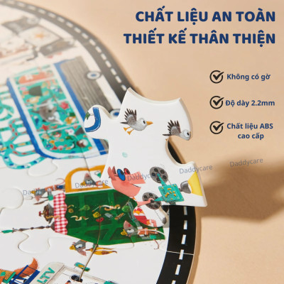 Đồ Chơi Xếp Hình cho bé Vali Khủng Long Dinosaus Age, Đồ Chơi Thông Minh