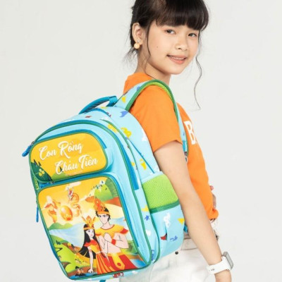 Ba Lô C1 Fairy Tale - Con Rồng Cháu Tiên B-12-097 - Xanh Nhạt