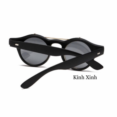 Kính râm, Kính mát Mắt Tròn Thầy Bói 2 Tròng Lật Đa Năng Đi Ngày và Đêm