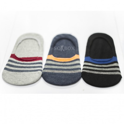 Combo tiết kiệm 3 đôi vớ tất lười nam Basic ELLE EBM LINER020