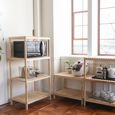 KỆ ĐỂ LÒ VI SÓNG 4 TẦNG HÀN QUỐC - OVEN RACK 4F