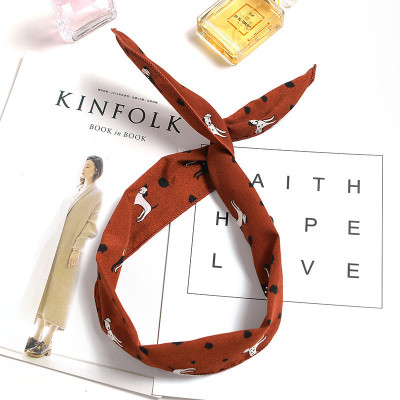 Băng đô cài tóc dạng dây cột dễ thương (giao ngẫu nhiên )