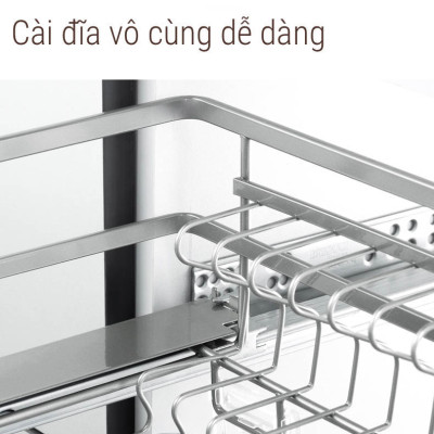 Giá úp bát đa năng nan dẹt inox 304 thương hiệu Grob mã GC304