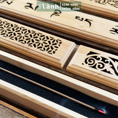 Khay Đốt Hộp Đốt Nhang Trầm Hương Không Tăm Cao Cấp 3 Lành Họa Tiết Lạ Mắt Có Miếng Lót Chống Cháy Trang Trí Nhà Cửa Yoga Thiền Định Thư Giãn