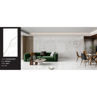 Gạch lát nền granite LUSTRA INSPA0601200028 vân khói tự nhiên, gạch 1 face, độ hút nước dưới 0.5%, kích thước 600mmx1200mm, thùng 2 viên - Hàng chính hãng