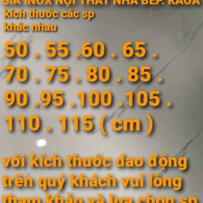 Gía gầm bếp , Kệ để đồ nhà bếp inox 304 . kt 50x50 cm (1sp)