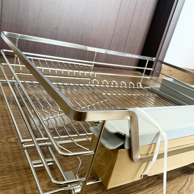 Giá úp bát đa năng nan dẹt inox 304 thương hiệu Grob mã GC304