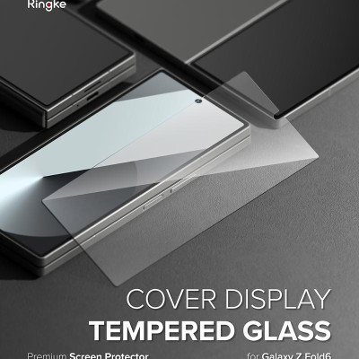 [Combo 2] Dán cường lực dành cho Samsung Galaxy Z Fold 6 RINGKE Cover Display Tempered Glass (Màn hình ngoài) - Hàng Chính Hãng