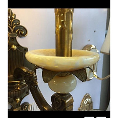 Đèn gắn tường kiểu cổ điển, đèn tô điểm phong thái Phương tây kiểu cắm nến TC001, khuyến mại bóng led DT