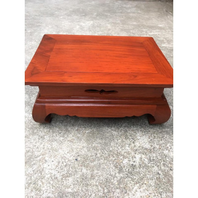 Kỷ chân quỳ 2 tầng kê tượng gỗ hương cao cấp