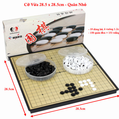 Cờ Vây Nam Châm Chất Lượng Cao 28x28 và 37x37cm Có Hộp Đựng Quân Cờ - Chính Hãng dododios