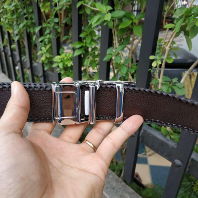 Thắt lưng cá sấu Bạch tạng đan thủ công siêu chất!