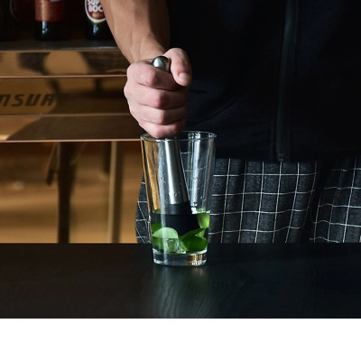 bộ 9 dụng cụ pha chế cocktail bằng thép không gỉ`cao cấp