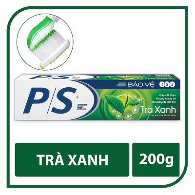 Combo 2 Kem Đánh Răng P/S Nature Essential Green Tea Trà Xanh 230g