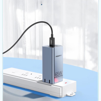 Bộ Sạc Nhanh Pisen Pro - GaNUltra 65W 2C1A - Pisen CC1200