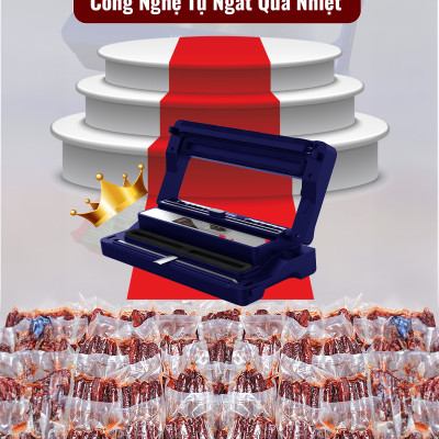 Máy hút chân không VS-86 hút mọi loại túi, tích hợp hàn thông minh, hút khô và hút ướt dễ dàng với 2 bình nước thải, sử dụng 2 motor hút mạnh mẽ, hút và thổi phồng tiện lợi, hàng chính hãng