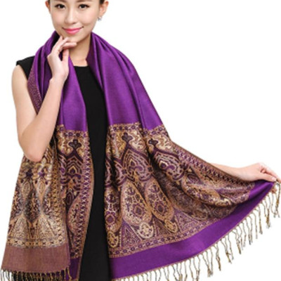 Khăn Pashmina Thêu Kim Tuyến – PMT907