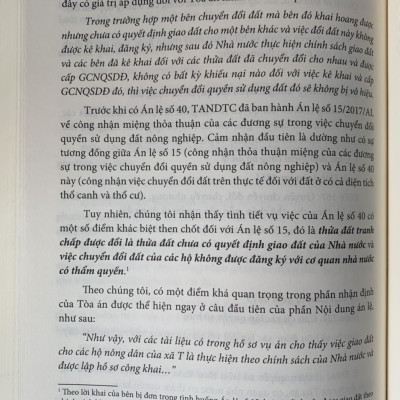 Án lệ Việt Nam - Phân tích và luận giải, tập 1 từ án lệ 01 đến án lệ 43 (tái bản lần thứ hai)