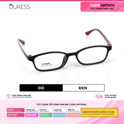 Gọng kính nhựa 68124 thời trang nam nữ siêu nhẹ siêu bền OURESS