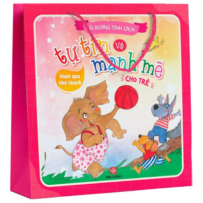 Sách - Bộ Sách Bồi Dưỡng Tính Cách Tự Tin Và Mạnh Mẽ Cho Trẻ - Vượt Qua Thử Thách (Túi 4 Cuốn)