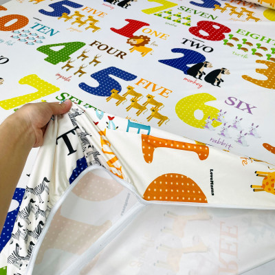 Ga chống thấm 3 lớp Cotton + TPU + Nano vải mềm mại thoáng mát, không nóng LoveMama