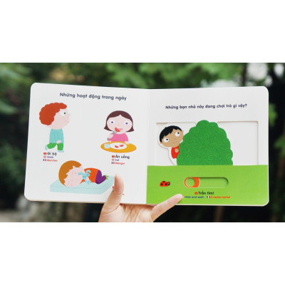 Sách Chuyển Động Thông Minh Đa Ngữ Việt - Anh - Pháp Phương Tiện Giao Thông