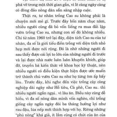Kỹ Thuật Trồng Cây Cao Su Với Diện Tích Nhỏ