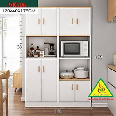 Tủ để đồ nhà bếp nhiều ngăn VKS06 - Nội thất lắp ráp Viendong Adv