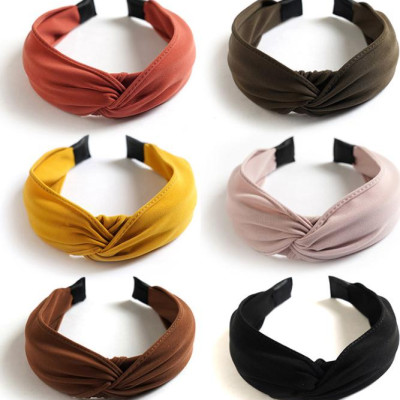 Bờm cài tóc bản to 1 mầu sang trọng mẫu mới thanh lịch - BN96.1 Hồng nhạt