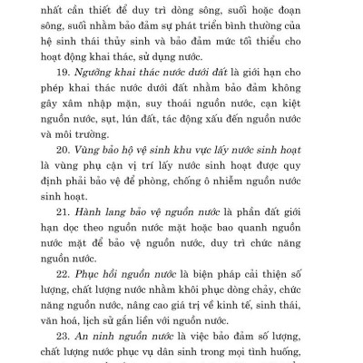 Luật tài nguyên nước ( bản in 2024)