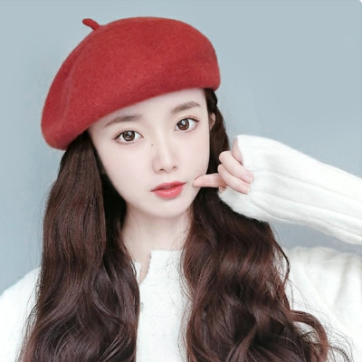 Mũ bere nón beret nữ len thời trang Hàn Quốc dona21120702
