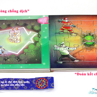 sách xếp hình Tia Sáng - Tri ân các lực lượng tuyến đầu chống Covid-19