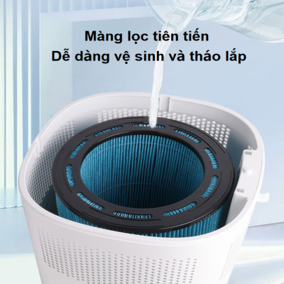 Máy tạo độ ẩm công nghệ NanoCloud UV khử khuẩn Philips HU5969 - Dùng cho phòng diện tích 85m2 - Hàng nhập khẩu