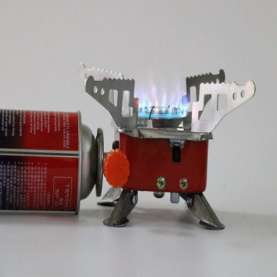 Bếp Gas Mini Inox Xếp Gọn Du Lịch