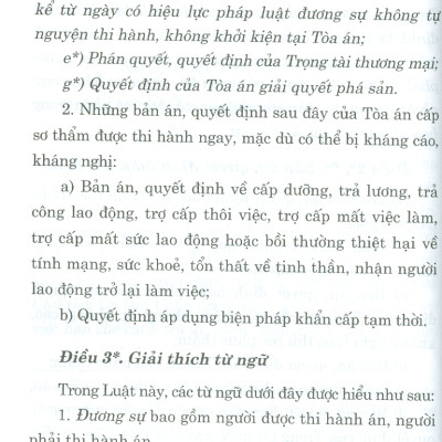 Luật Thi Hành Án Dân Sự (Hiện Hành) (Sửa Đổi, Bổ Sung Năm 2014, 2018, 2020, 2022)