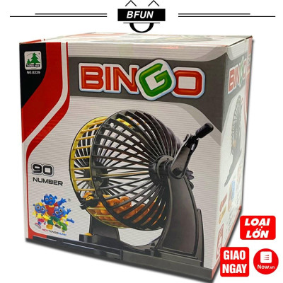 Bộ Trò Chơi Lô tô Bingo 90 Số Lớn, đồ chơi giải trí cho bé
