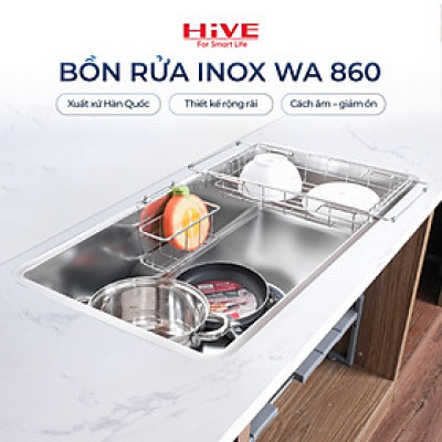 KỆ BỒN RỬA CHÉN INOX WA 860
