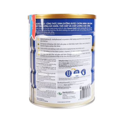 3 Hộp Sữa Bột Abbott Ensure Gold ESLA Dinh Dưỡng Đầy Đủ Và Cân Đối (850g)