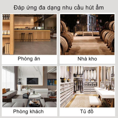 Máy Hút Ẩm Xiaomi New Widetech 60L Kết Nối App Phù Hợp Không Gian 120 m2 Công Suất 850 W - Hàng Nhập Khẩu